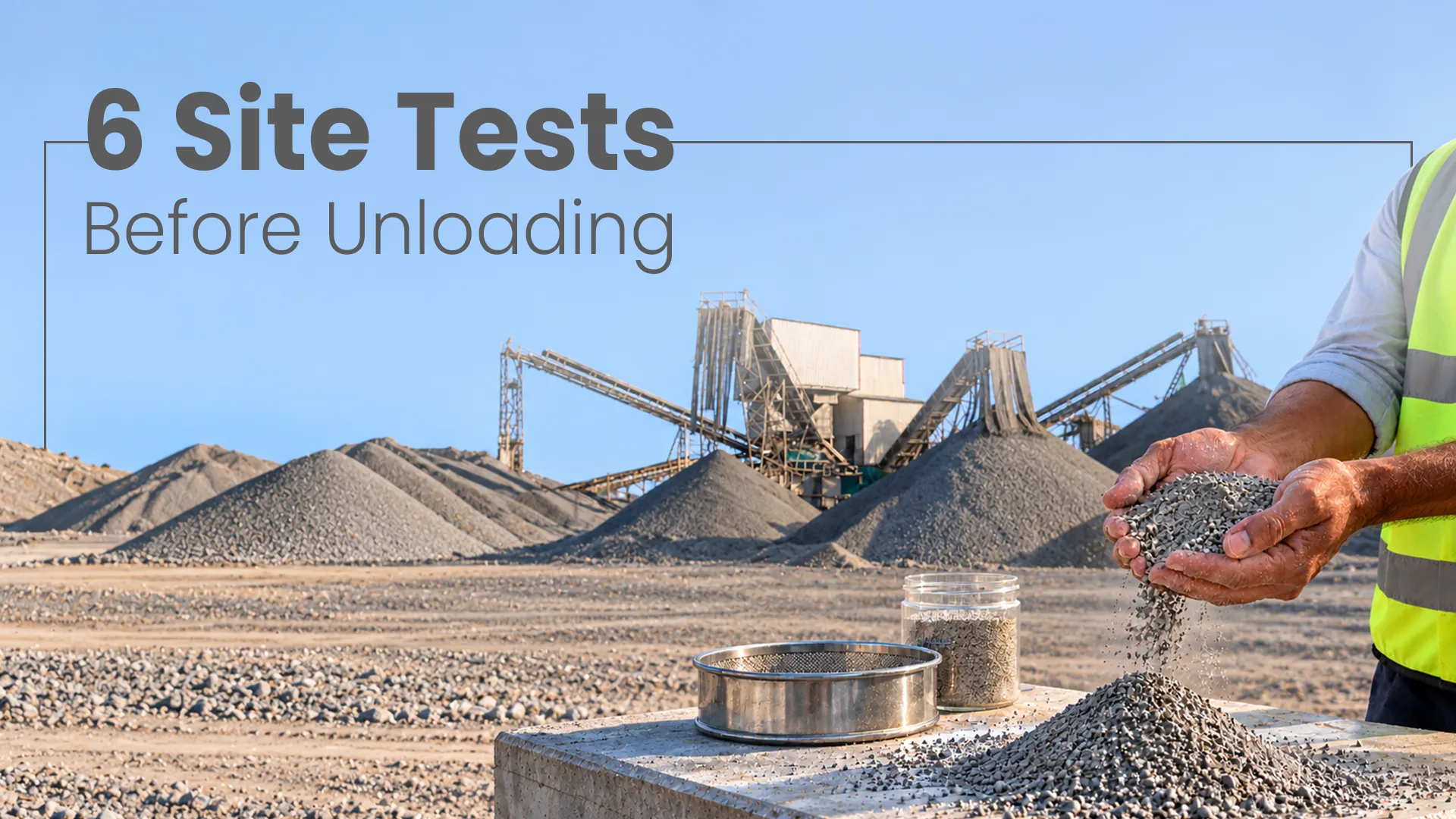 How to Check M Sand Quality on Site Before You Accept It